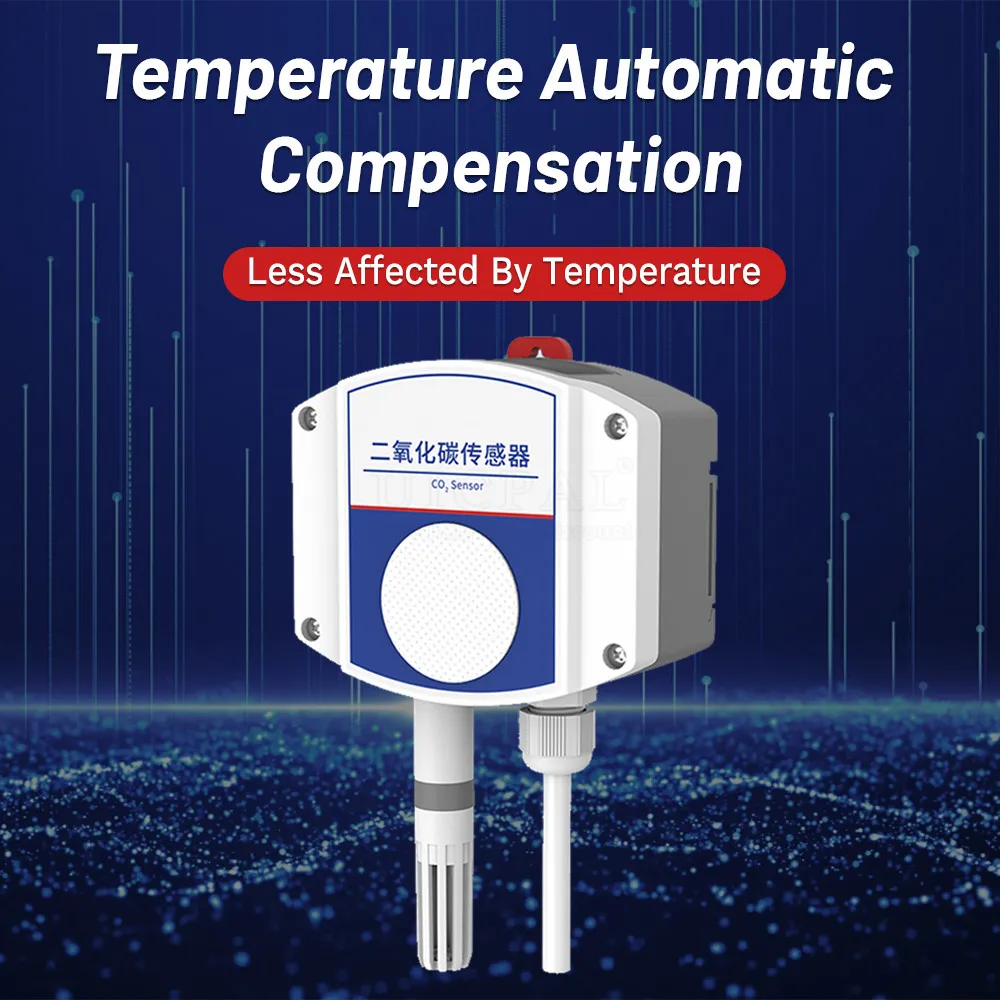 CO2 Sensor Agricultural Greenhouse Monitoring CO2 Gas Concentration Detector Transmitter Sensors RS485 0-5V 0-10V 4-20MA Output