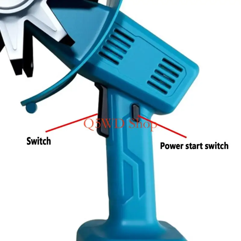 Q5WD Handheld Tiller Cultivator Electric Tiller Battery Powered Cultivator for 18/21V view 3