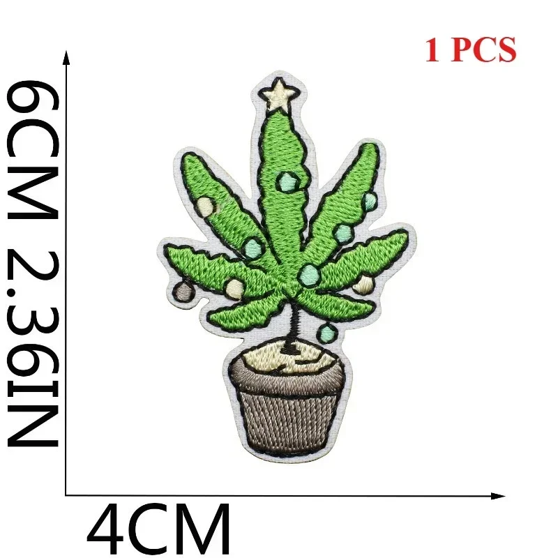 Lots of Maple Leaf Embroidery Patches Rebellious Girl Embroidery Clothes Decorative Patch Fashion Bulk