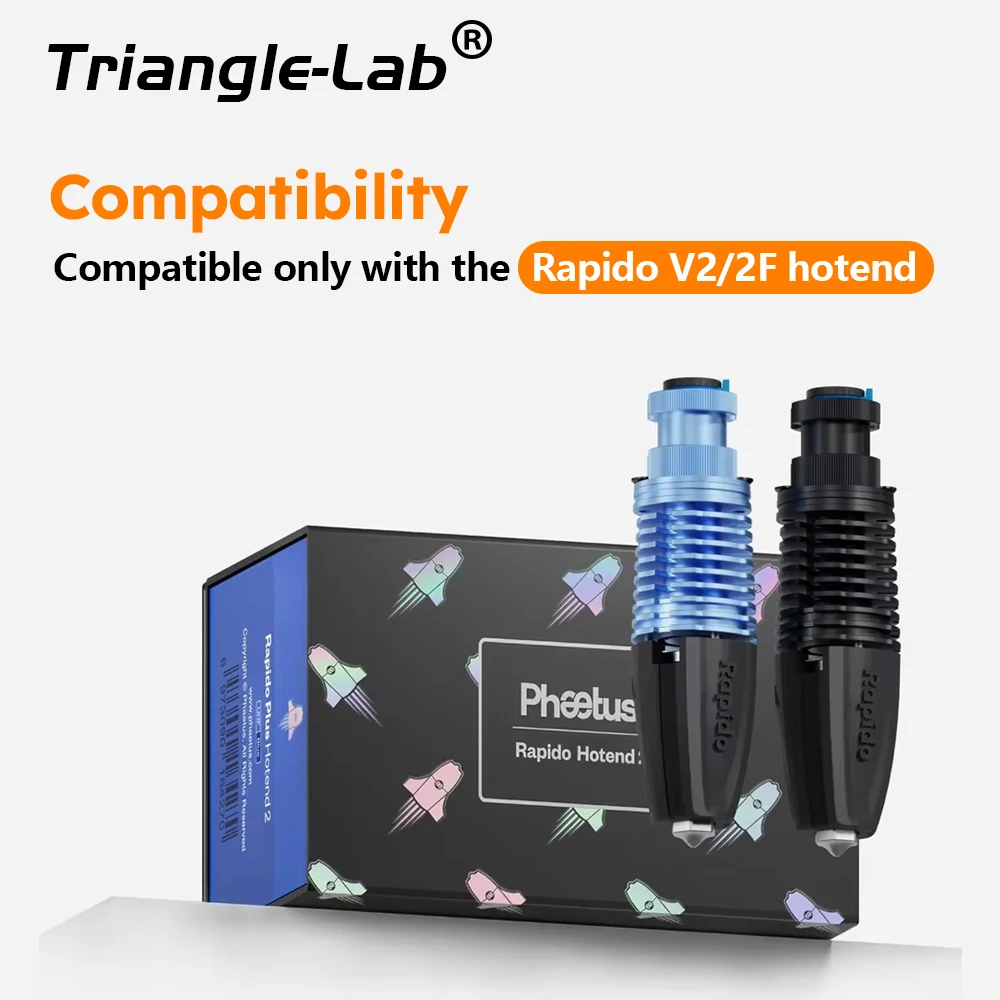 Trianglelab® 3PCS Rapido V2/2F Hotend Titanium Alloy Screw Accessories High-quality Genuine Parts