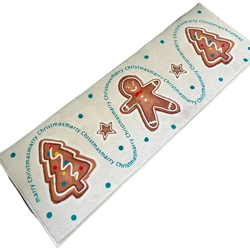 

Рождественский коврик для спальни, коврик для кровати, напольный коврик, плюшевый коврик для детской комнаты, домашний декор-AB52