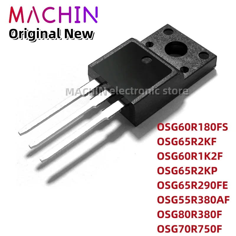 1pcs OSG60R180FS OSG65R2KF OSG60R1K2F OSG65R2KP OSG65R290FE OSG55R380AF OSG80R380F OSG70R750F TO220F MOS FET TO-220F