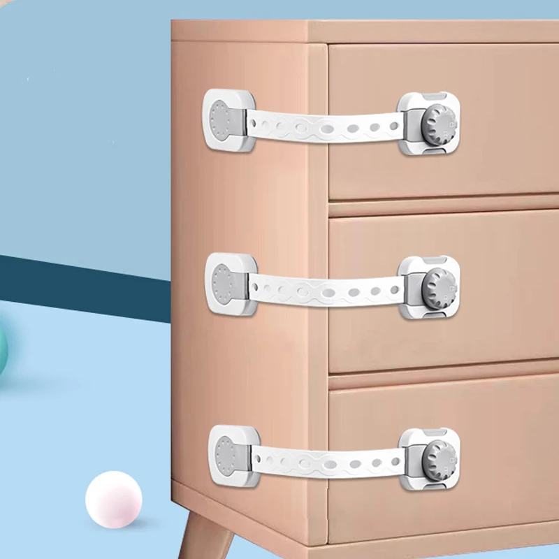 

1/2pcs Baby Anti-Pinch Hand Drawer Locks Kids Safety Cabinet Door Lock Child Security Protector Drawer Cabinet Door Lock Latches
