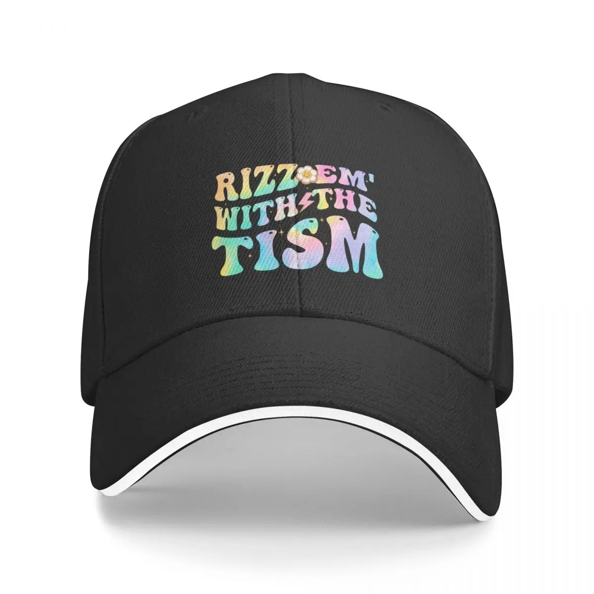 Rizz 'em with the tism Autism meme autistic funny Baseball Cap Golf Cap Kids Hat hard hat Dropshipping Hats Woman Men's