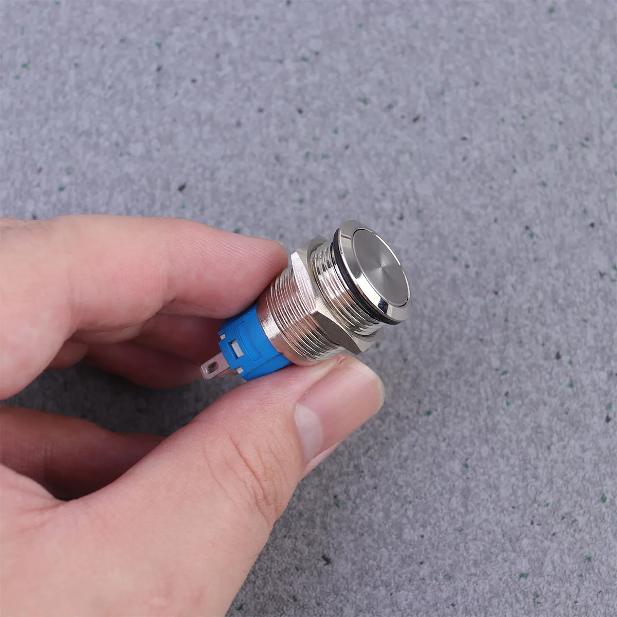 

16Mm Stainless Steel Self-Locking Push Button Switch 12V Waterproof Ip66 Corrosion Resistant Electric Circuit Automotive
