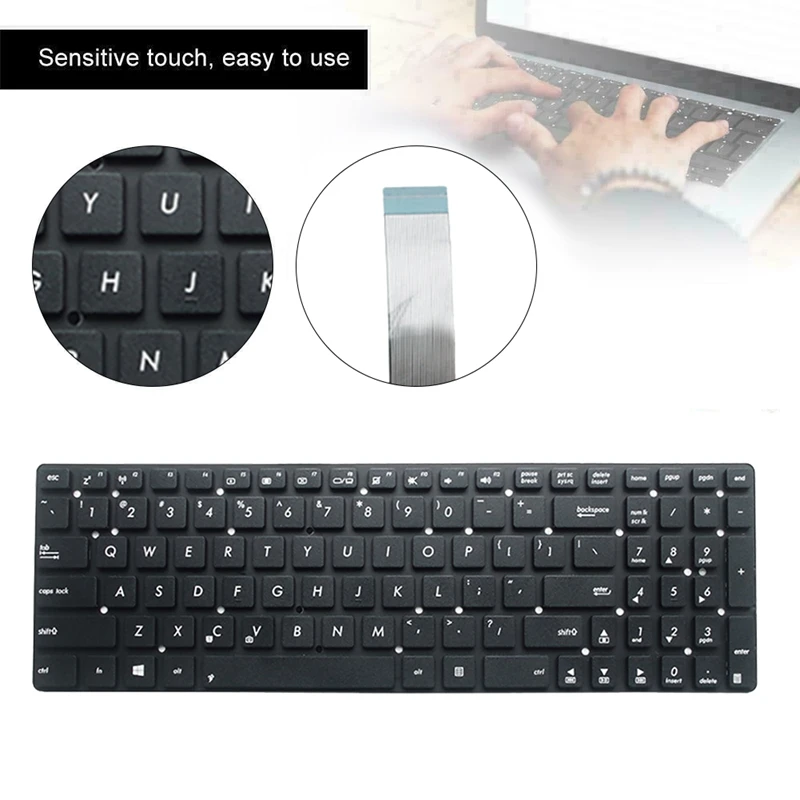 For ASUS A55V K55V A55VM A55VD R500V R700V K55DE Laptop Built-In Replacement Keyboard(US)