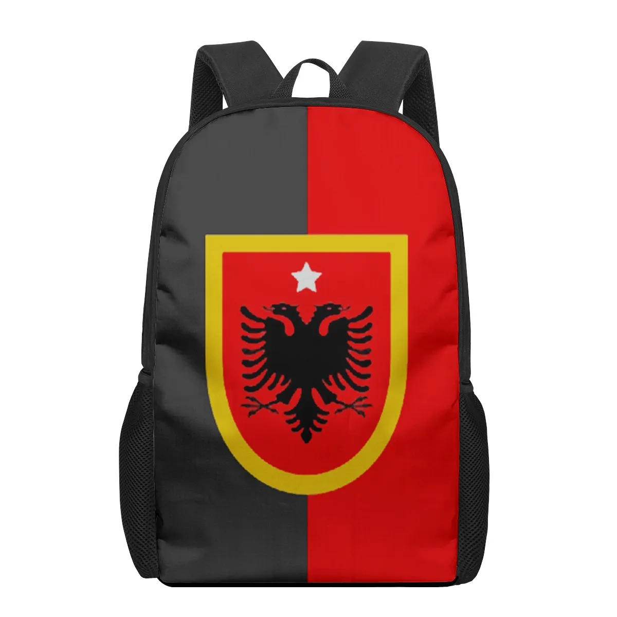 Republic of Albania tas sekolah bendera untuk balita cetak ransel anak-anak tas sekolah remaja tas buku anak laki-laki perempuan tas bepergian Wanita Pria