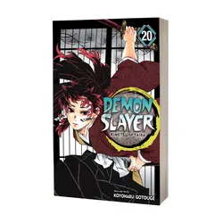 Anime Demon Slayer, Kimetsu No Vol 20, Yaiba, ciencia de fantasía japonesa, suspenso, versión en inglés, cómic de Manga, 20 volúmenes