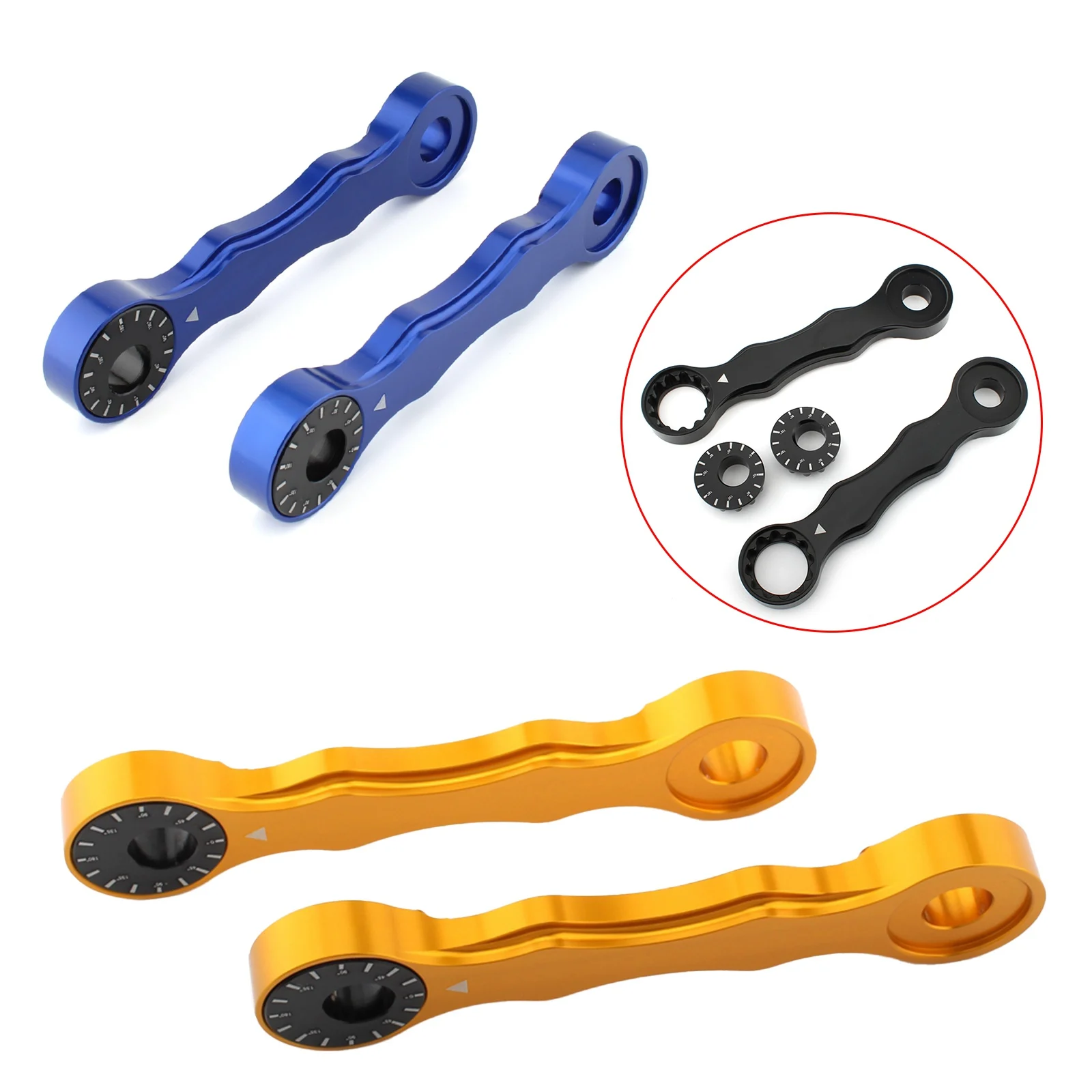 2 Pcs/Set Motorcycle Suspension Lowering Kit Rear Suspension Cushion Drop Levers For Suzuki DRZ400/E/S/SM 2000-2017