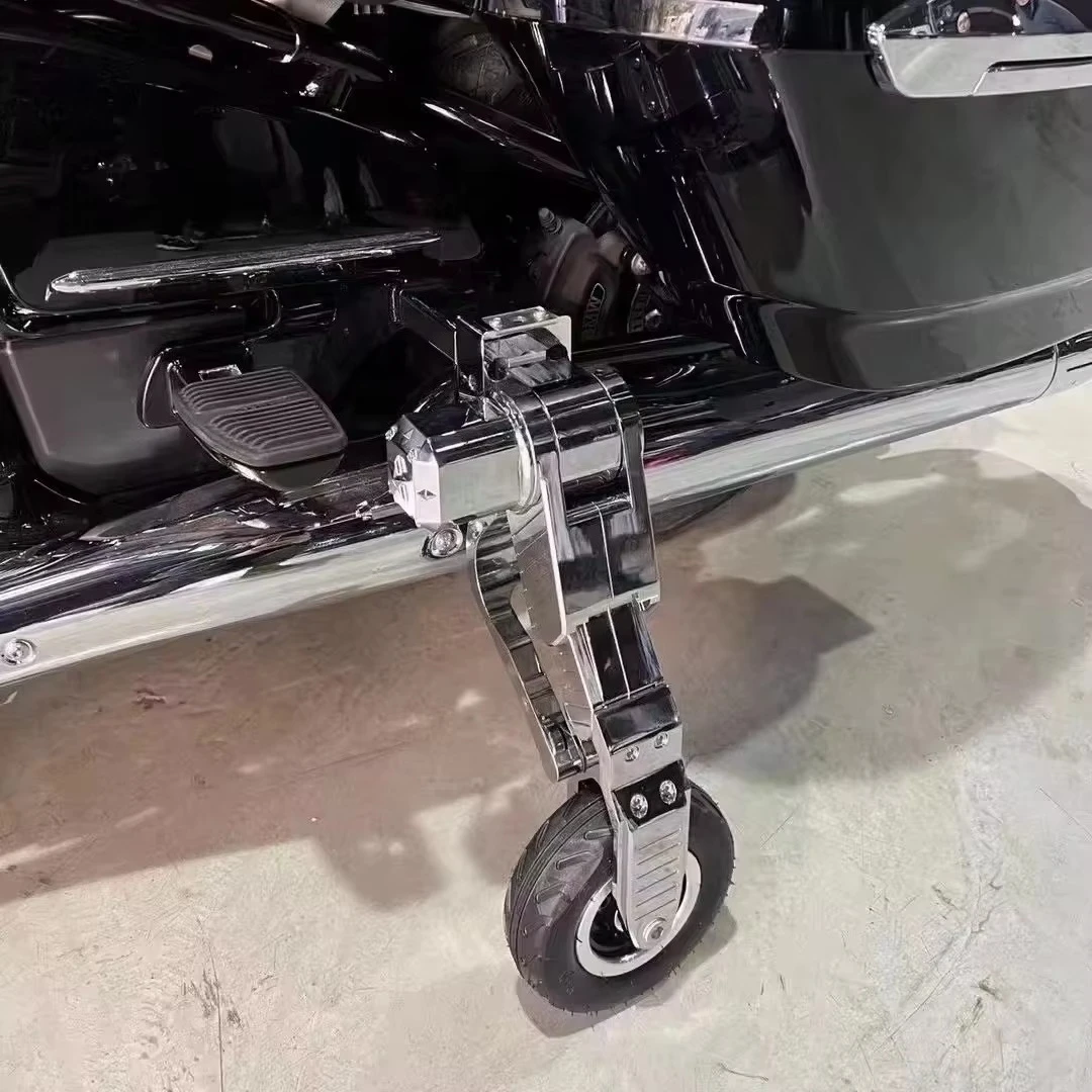 Motorcycle Landing Gear Retractable Stabilizers RideSafe Training Wheels Fit HD Harleymodels Indian HondaGL1800 GL1500