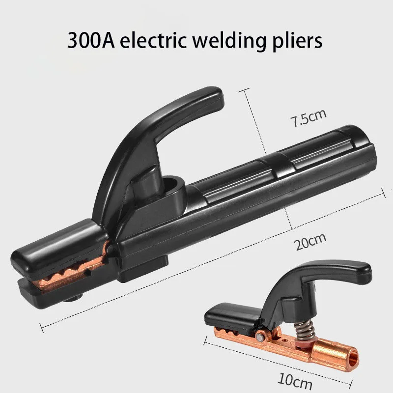 300A elettrodo morsetto bastone bacchetta di saldatura rame Mini portaelettrodo cavo morsetti di saldatura saldatore macchina morsetto strumento