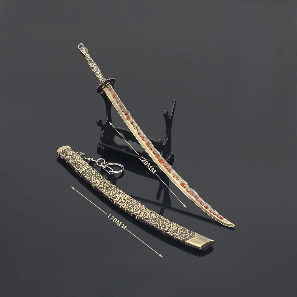 

ER Realms Meteoric Ore Blade 22cm Full Metal with Sheath FromSoftware Inspired Souls-like Collectible Forged Craft Model