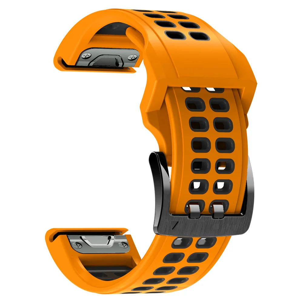 26 22mm paski do zegarka Garmin Fenix 6 6X Pro 5 5X Plus 7 7 7x Pro Epix Gen 2 silikonowy zegarek Easyfit wymienny pasek do