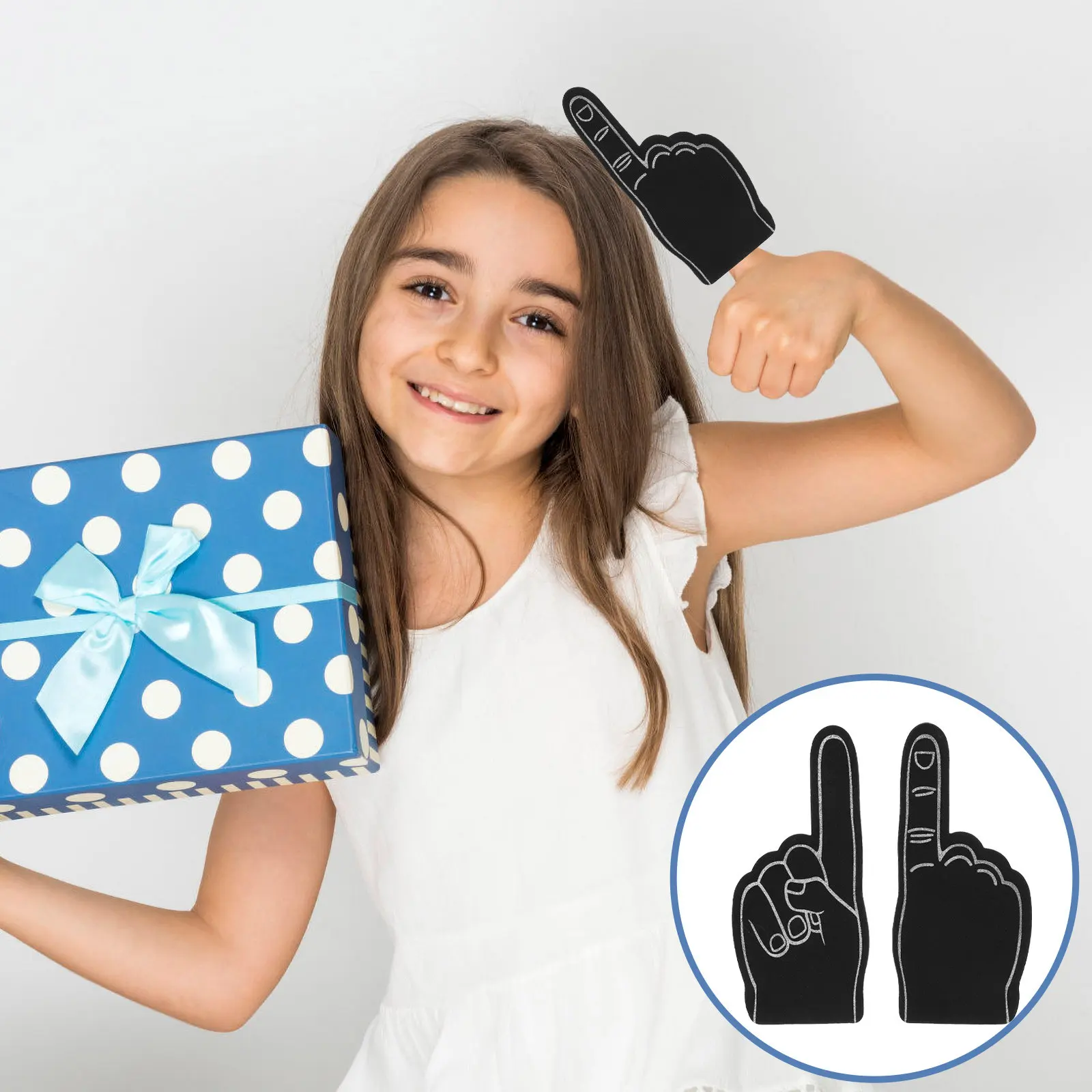 

Набор из 12 пенопластовых палочек-«пальчиков» для болельщиков, генераторы шума, сувениры для вечеринок, аксессуары для спортивных игр, реквизит для поддержки команды на футболе и баскетболе