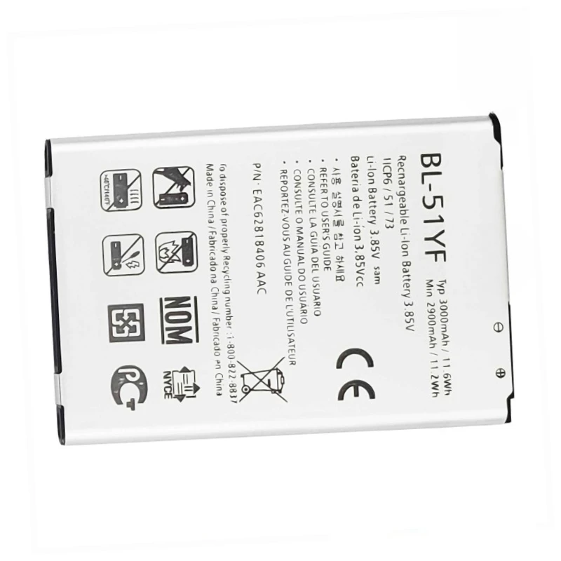 2pcs For LG G4 H815 H811 H810 H818 H819 V32 VS986 VS999 US991 LS991 F500 G Stylo F500 F500S F500L BL-51YF Battery