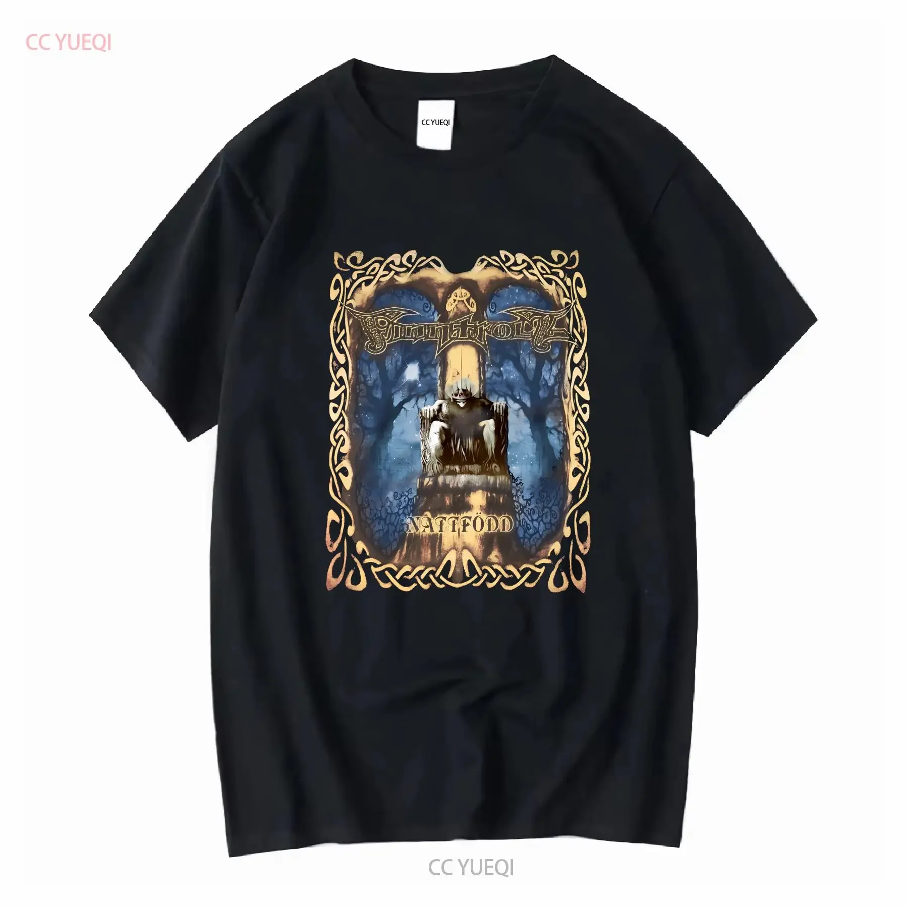 Vintage 2004 FinnTroll t shirt long sleeves vintage Washed Soft streetwear Versatile Casual Slightly Breathable Stretched homme