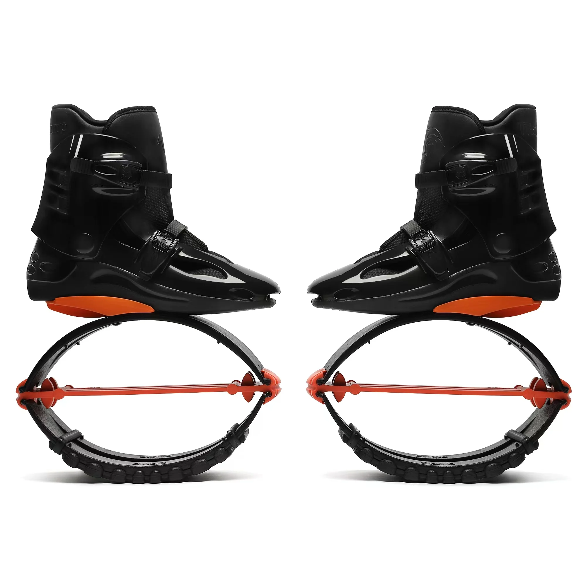 TFAN JUMP Kangaroo Jump Shoes Workout Jumpers Gen II Series Black Orange