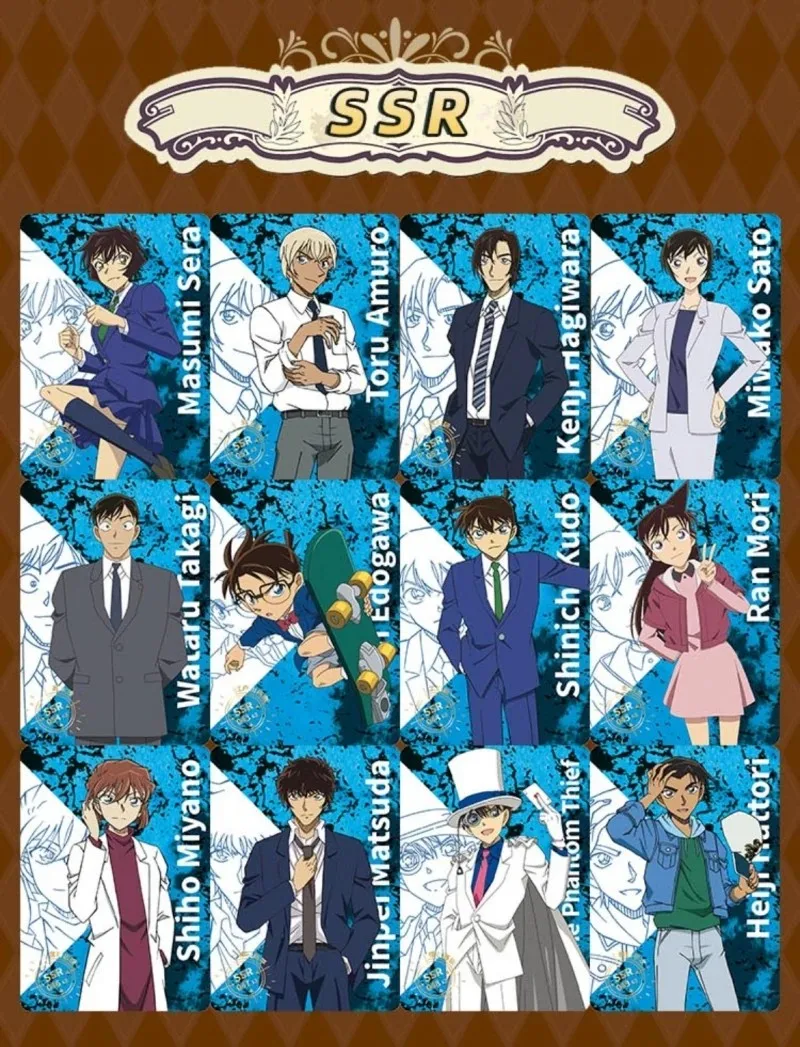 KAYOU Echte Detektiv Conan Karte Name Denken Reveal Paket Halloween Thema Kuroba Kaito Anime Sammlung Karten Spielzeug Geschenke – Detail 34