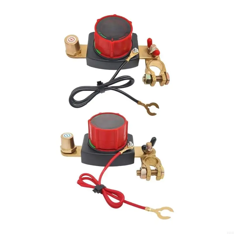 

12 поворотных разъединителей аккумуляторной батареи 24 В с цифровым измерителем напряжения для мониторинга аккумуляторной в в