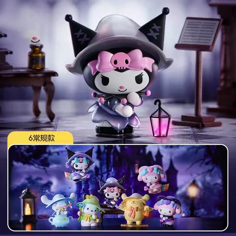 Sanrio Magic Story Series Blind Box  Kuromi Cinnamon Dog Peripheral Pvc Figure Collection Ornaments Birthday Gift