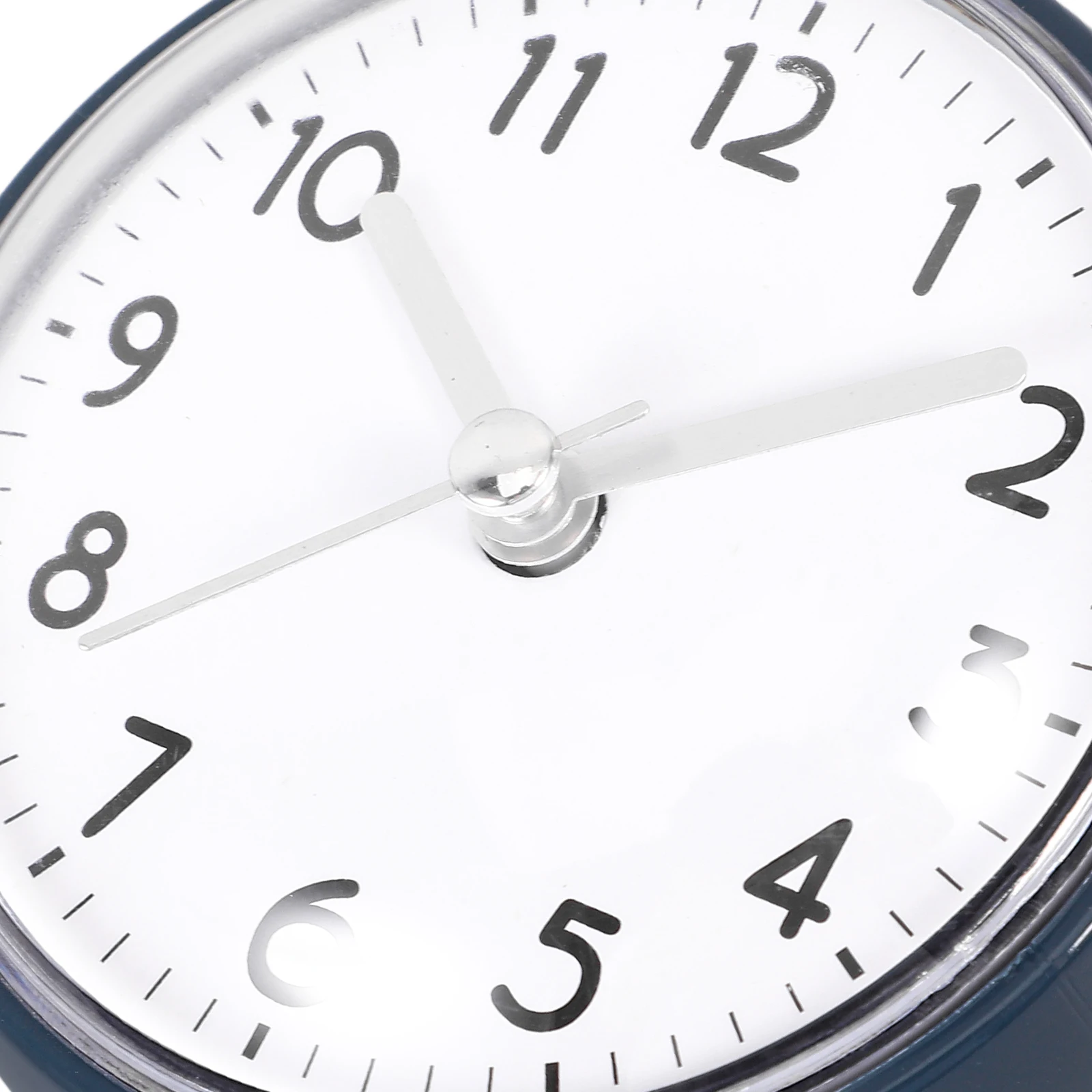 

Suction Cup Wall Clock Waterproof for Bathroom Shower Restroom Decor Small Modern Farmhouse Style Bedroom Office Poolside