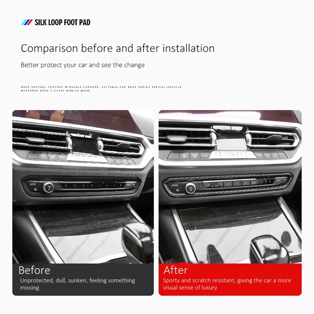 

N29R_DURABLE для BMW-3 серии G20 G28 2019-2021, накладка на панель переключателя компакт-дисков