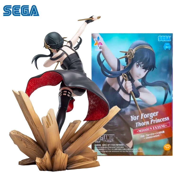 

SEGA Yor Forger, оригинальный Luminasta SPY×FAMILY, анимационный персонаж, 19 см, игрушка, детский подарок