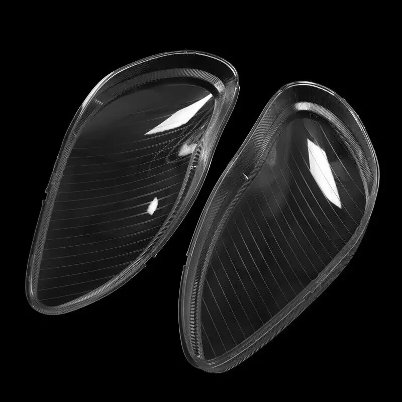 Pair Headlight Lens Covers Headlamp Shell For 1998-06 Mercedes-Benz S Class W220