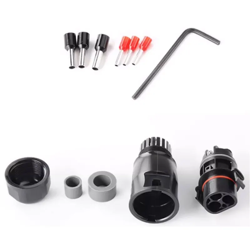 Padrão da ue à prova dwaterproof água deye nova versão microinversor SUN-M80G3-EU-Q0 3 núcleo à prova dwaterproof água ac pv conector ly01