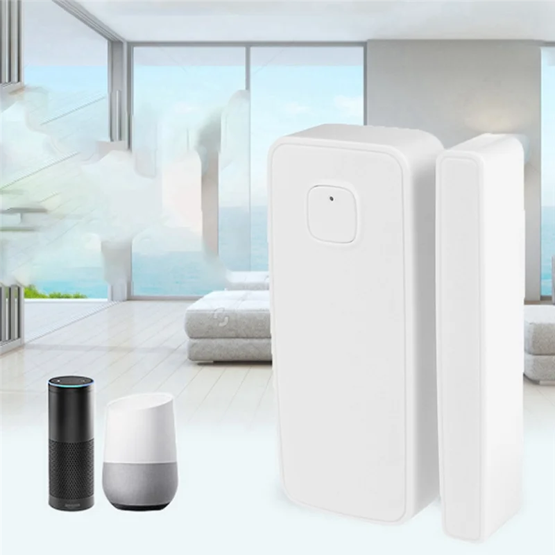 APPLIA-Tuya إنذار مغناطيسي للباب، إنذار مضاد للسرقة، تطبيق WIFI لتذكير فتح الباب المغناطيسي عن بعد، متين وسهل التركيب