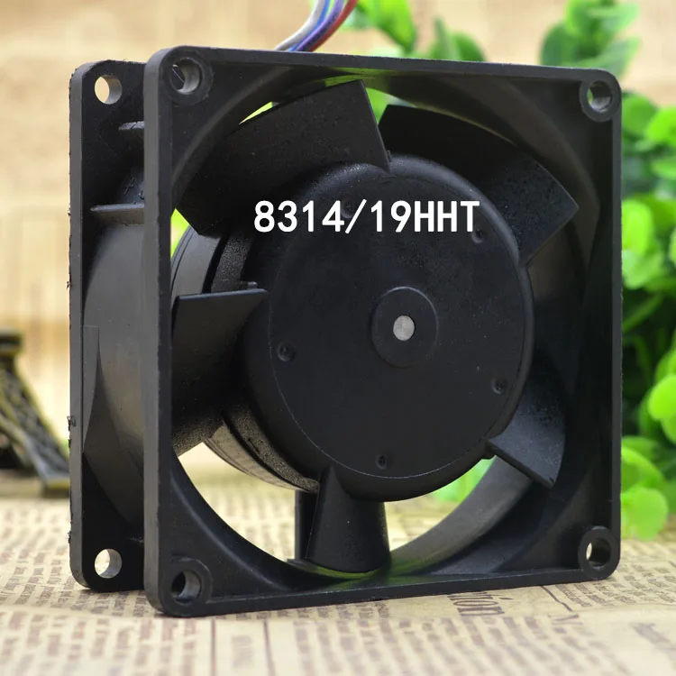 

New Frequency Converter Fan Sealed 8314/19HHT 80x80x32MM 4-wire 24VDC 7.2W Cooling Fan