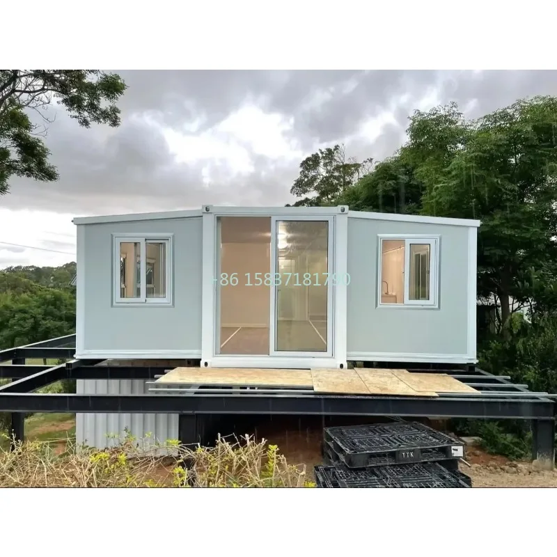 Расширяемый контейнерный дом, 20 футов, 40 футов, складной дом, сборная вилла, доставка, мобильный дом с 2 3 4 спальнями, складной дом