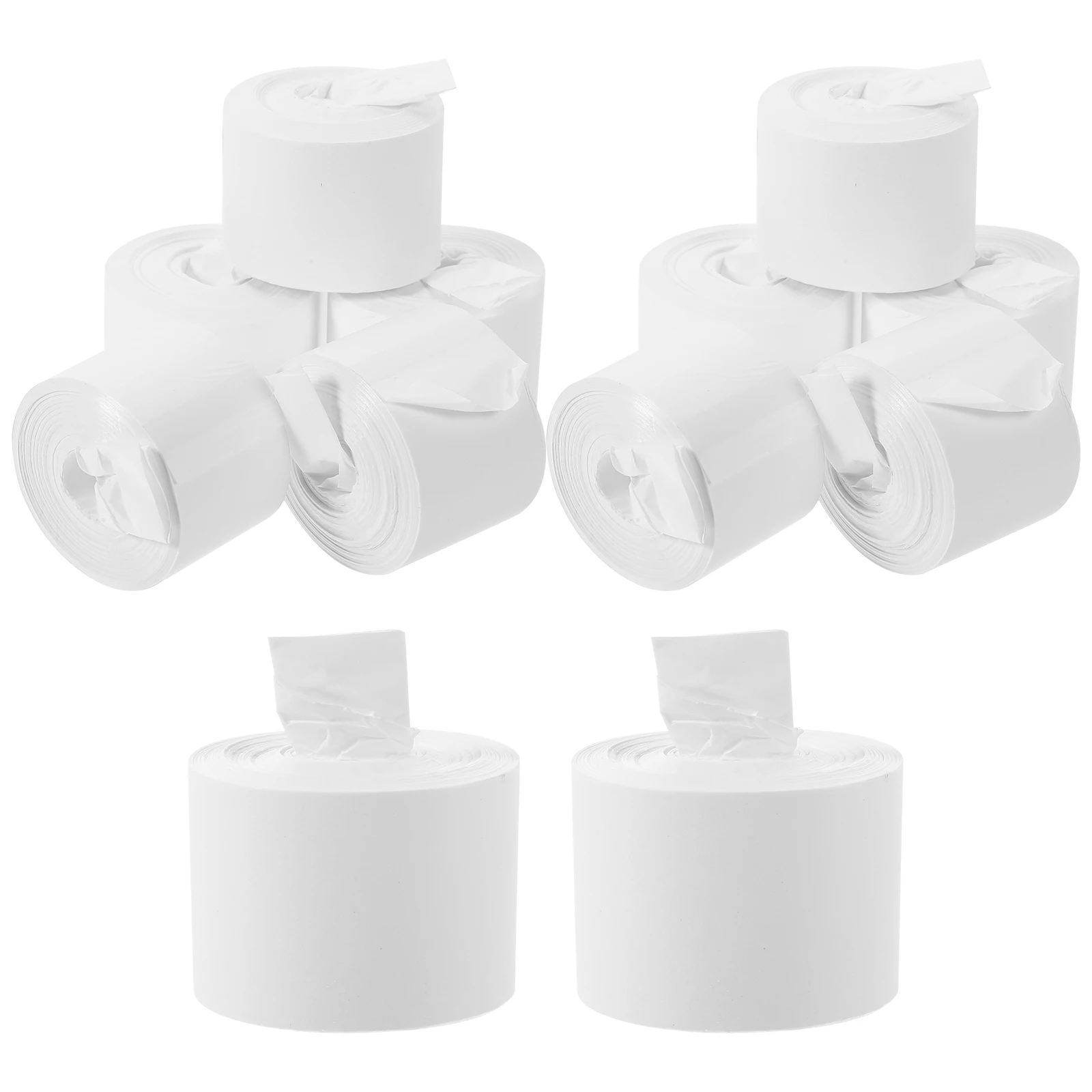 

12pcs Paper Stage Performance Mouth Coils Paper Pull Props White Circular Mouth Coils Stage Performance Tricks Portable
