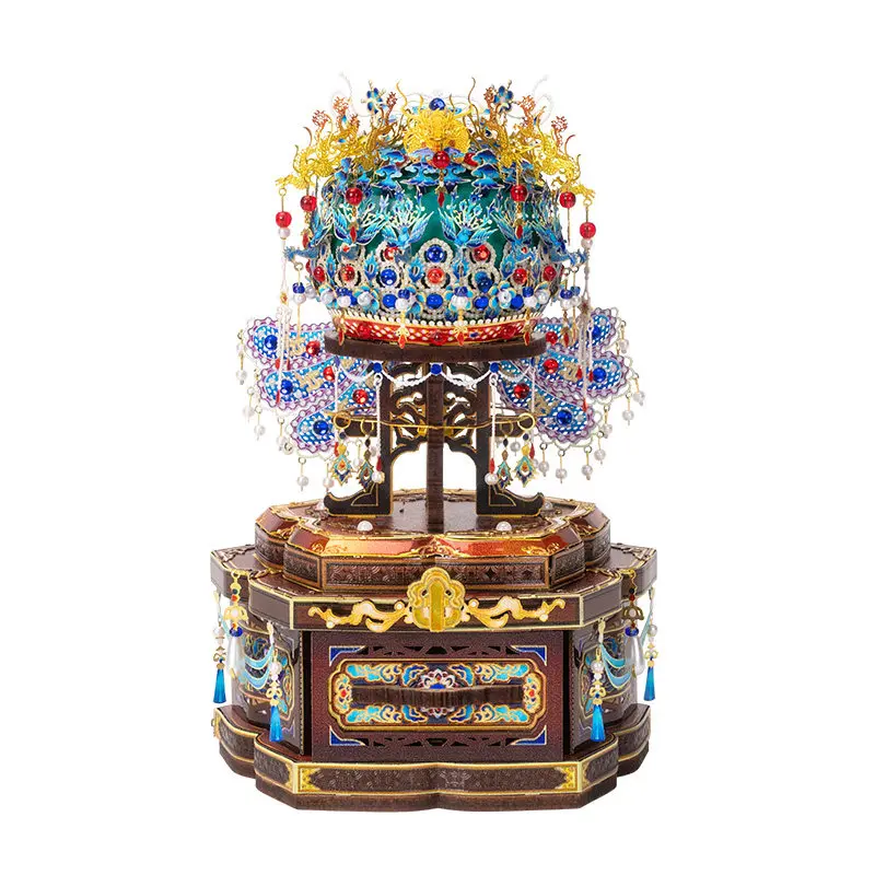 Phoenix Crown Kowloon Nine Phoenix Patchwork Mini Jewelry Box Handmade Creative Gifts