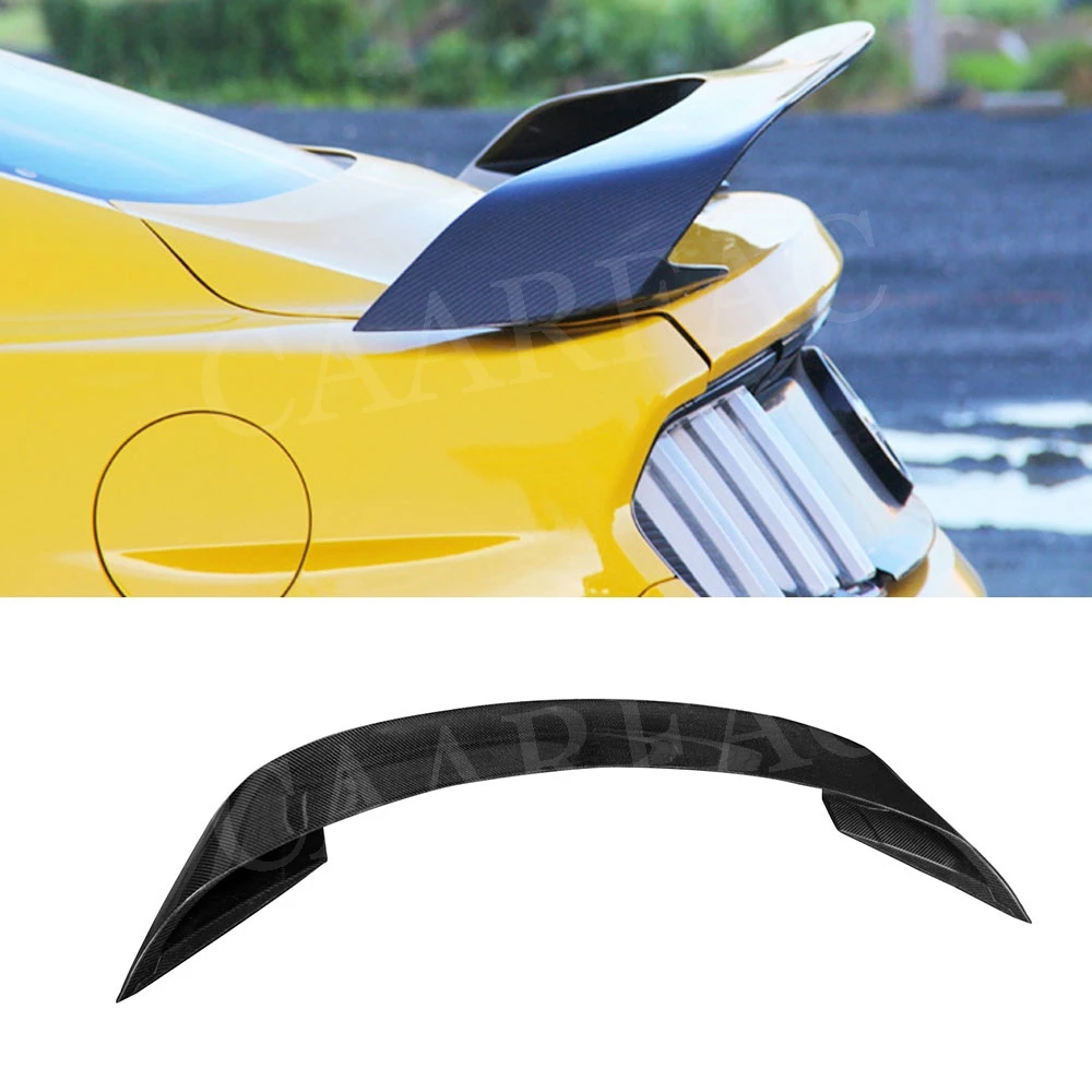 Rear Spoiler Trunk Tail Wing For Ford Mustang GT350 R Style Big Spoiler 2015 2016 2017 Auto Racing Car Styling