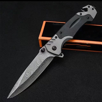 Multi functional sharp folding knife EDC pocket knife fruit knife, suitable for wilderness survival, camping, fishing, hunting