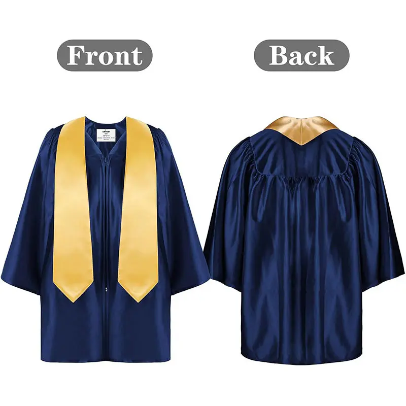 Kinder-Abschlussrobe und -Mütze Set für Jungen und Mädchen, Vorschul-Diplom-Uniform, Kindergarten-Abschlusskleid, Akademische Uniform