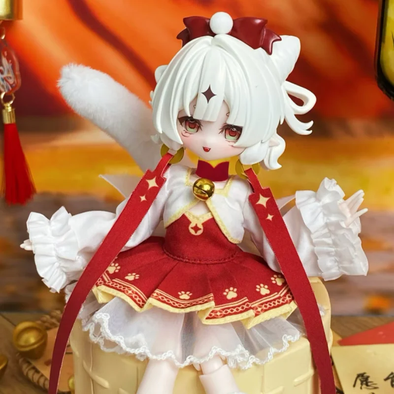 Nouveau en Stock véritable Come4free 1/8 BJD Minty V3 Fortune Talisman esprit série boîte aveugle articulée poupée mignon Figurine ornement
