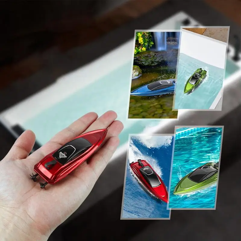 

2.4GHz Mini RC Boats High Speed Electronic Remote Control Racing Ship Children Competition Water Toys for Kids birthday Gifts