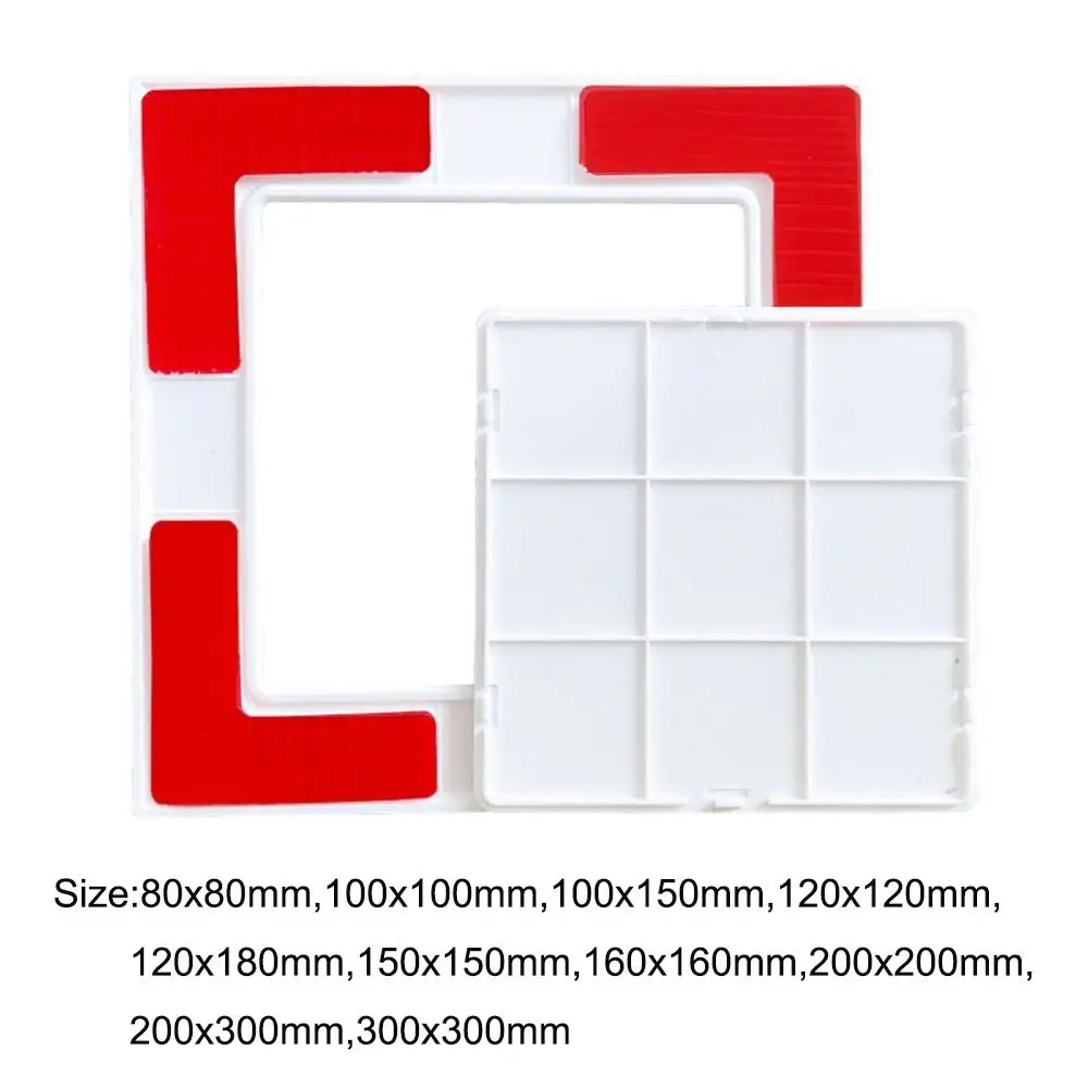 Self-adhesive Access White Panel Inspection Hole ABS Access Doors Wall Ceiling Hatch Cover Plastic Push-Type Inspection Port