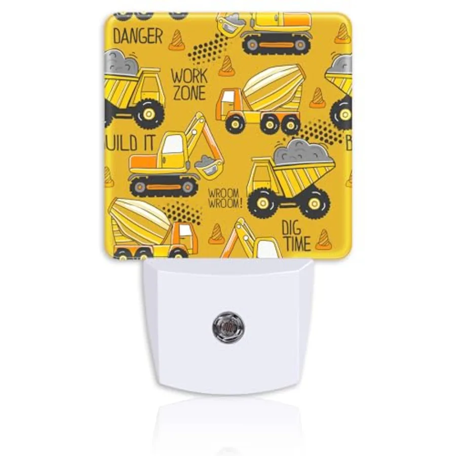 Excavator Tractor Cement Mixer Night Light LED Lamp