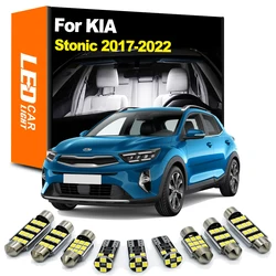 Zoomsee 11Pcs Interior LED Light Kit For KIA Stonic 2017 2018 2019 2020 2021 2022 Canbus Vehicle Indoor Dome Reading Trunk Bulb