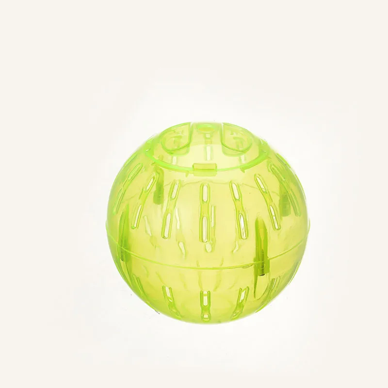 Pelota de plástico para Hacer deporte al aire libre, juguete de 10CM para hacer ejercicio, rata, roedores, mascotas pequeñas, trotar, hámster, Gerbil