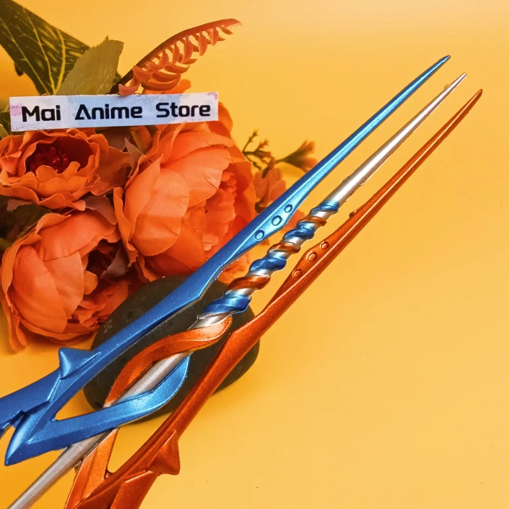 8.6 بوصة إيفا الرمح من لونجينوس كاتانا الحجم الحقيقي اليابانية الساموراي صابر ميني اسوكا ميتال أنيمي تأثيري الدعامة لعبة غير حادة هدية