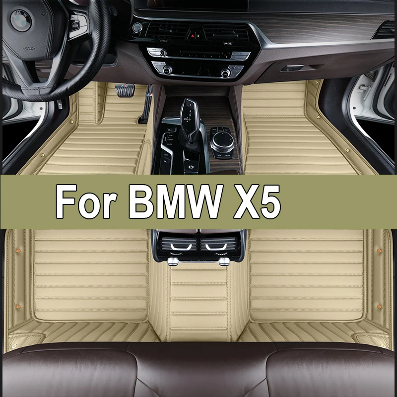 

Car floor mats for BMW X5（FIVE SEATS）E70 2008 2009 2010 2011 2012 2013 Custom auto foot Pads automobile carpet cover