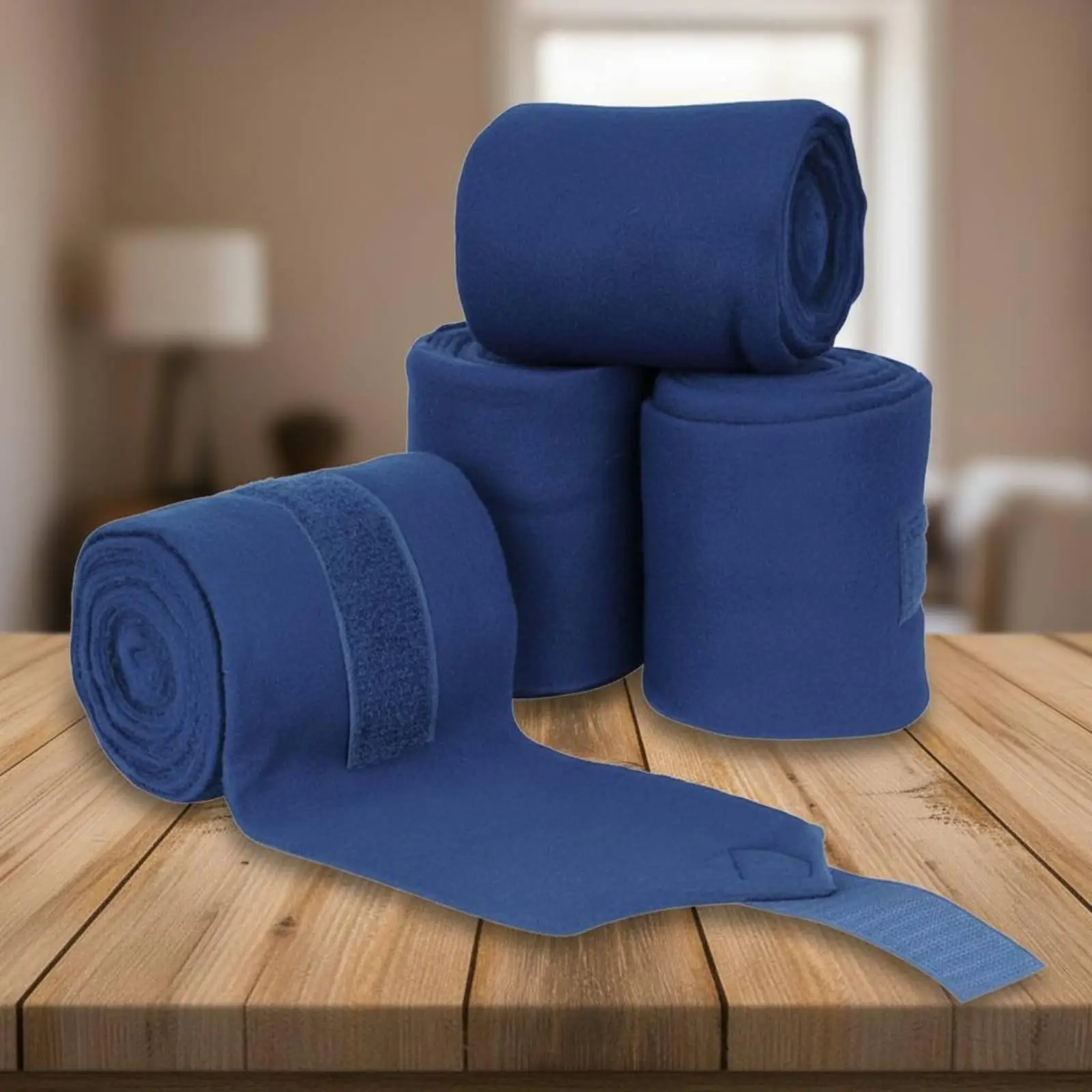 Soft Polar Fleece Horse Leg Protectors Stable Leg Wrap Equestrian Accessories for Horse Leg Supplies