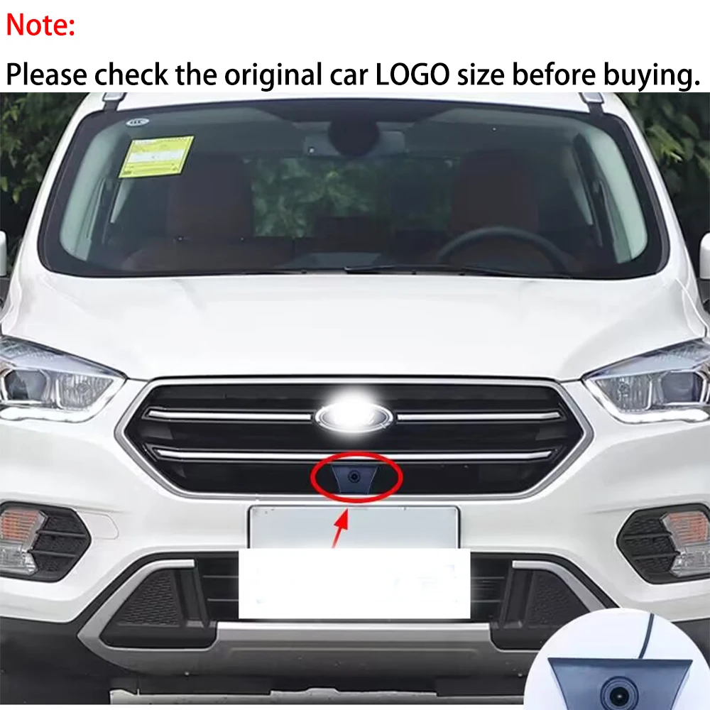 ZJCGO Front View LOGO Parking Camera AHD 1080P Night Vision for Ford Escape Kuga C520 2013 2014 2015 2016 2017 2018 2019