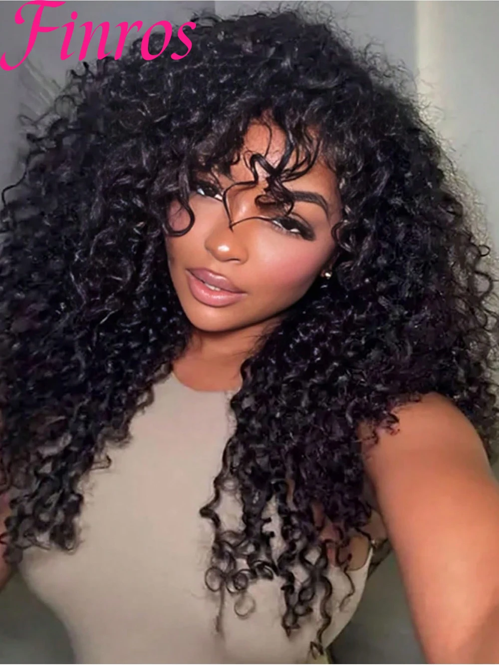 

Парик-полупарик из натуральных волос 180% плотности, кудрявый, афро-стиль, 3-в-1, с повязкой на голову, 200% плотность волос, распродажа