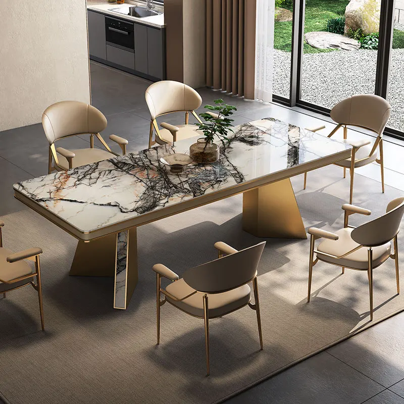 Minimalist Nordic Dining Table No Chair Base Kitchen Clearance Dining Table Lounges Space Saving Mesas De Comedor Furniture Home