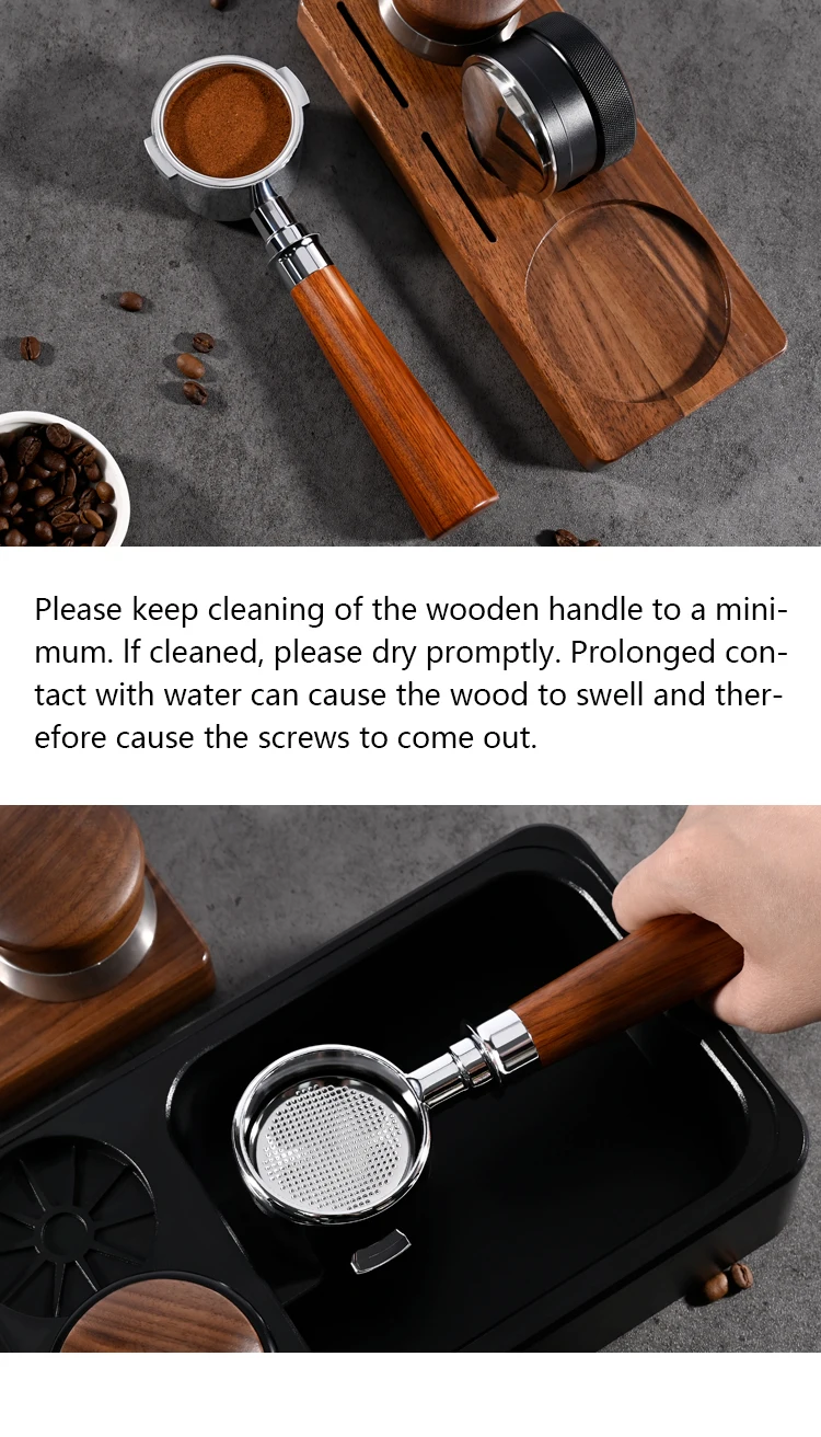 Precision 54mm Wooden Portafilter Set Sc4bade832cba4b7383a9cb65cd0f12e0g